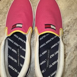 Tommy Hilfiger Pink Slip-On Sneakers